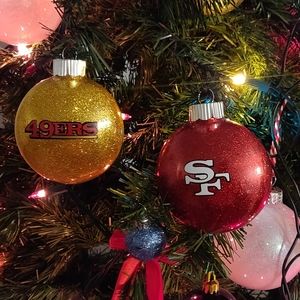 San Francisco 49ers Christmas Ornaments